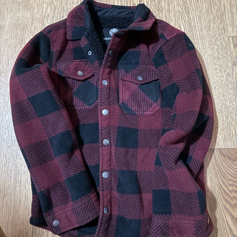 Weatherproof Red and Black Checkered Jacket